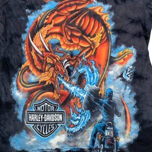 VINTAGE 2009 Harley Davidson Motorcycles Graphic Shirts Small